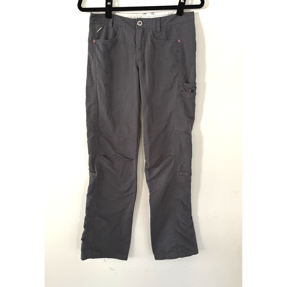 Patagonia‎ Womens Size 4 Gray Nylon Blend Hiking Climbing Outdoor Cargo Pants